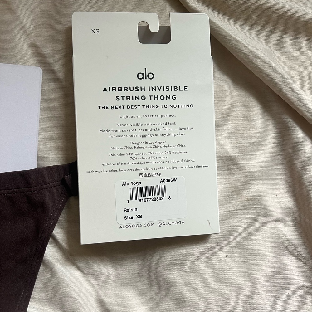 Alo Airbrush Invisible String Thong - Picture 3 of 4